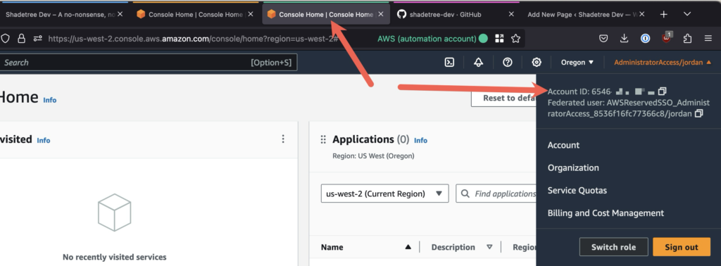 Example CICD Account