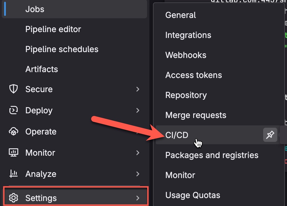 CI/CD Settings